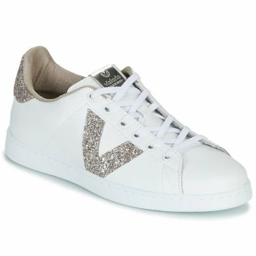 Trainers Women * | Victoria Tenis Piel Glitter