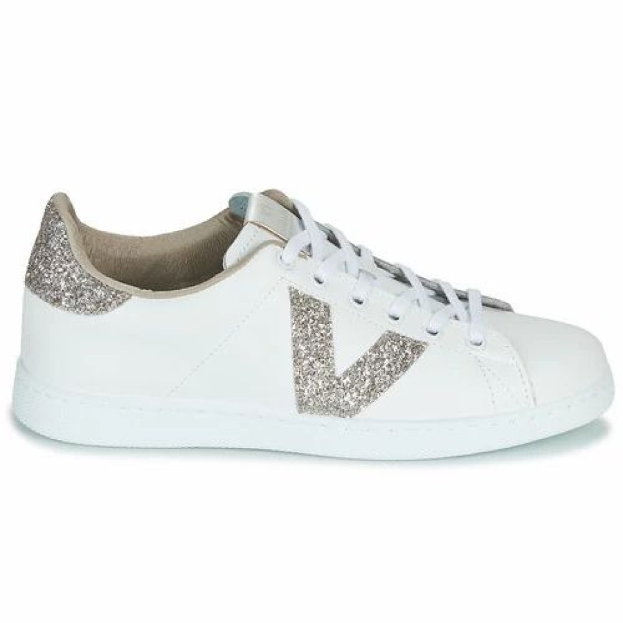 Trainers Women * | Victoria Tenis Piel Glitter