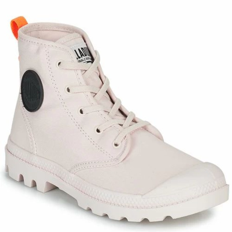 Trainers Women * | Palladium Pampa Hi Twill~Peach Blush~M