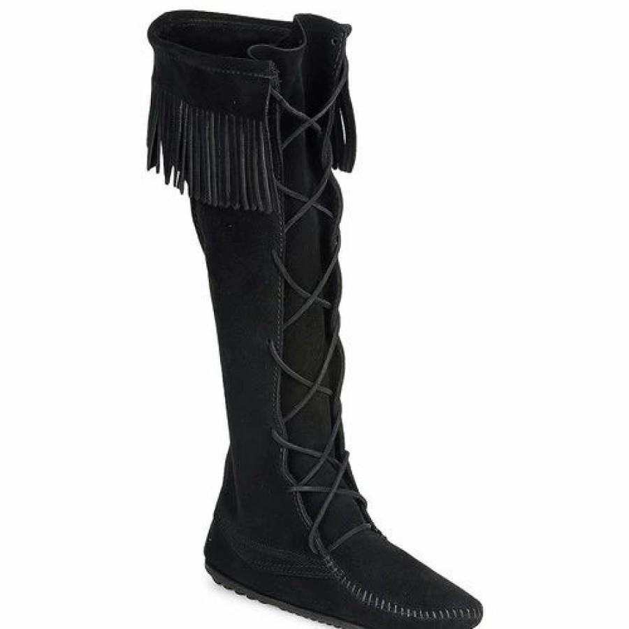 Boots Women * | Minnetonka Single Fringe