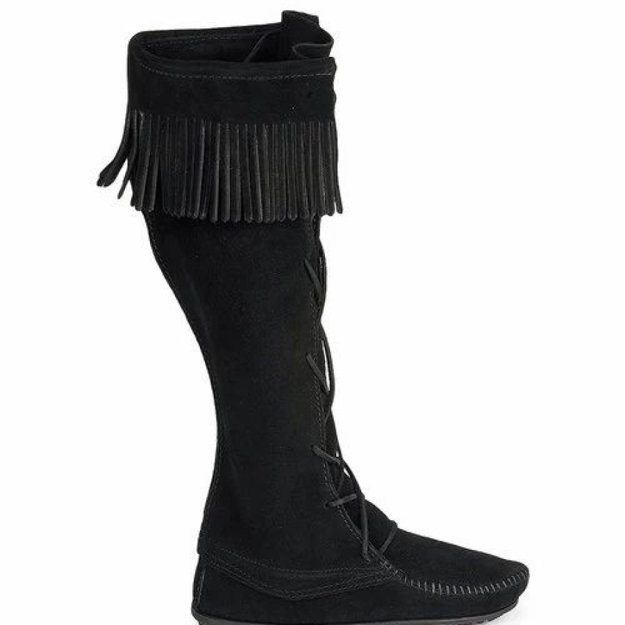 Boots Women * | Minnetonka Single Fringe