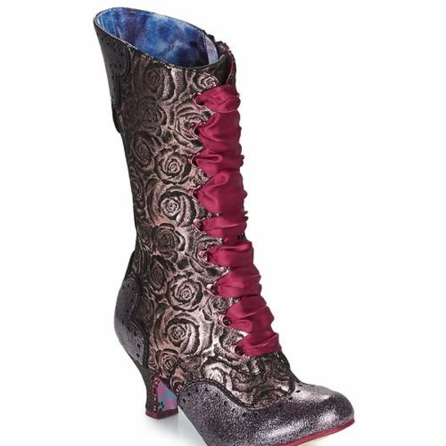 Ankle Boots / Boots Women * | Irregular Choice Chimney Smoke