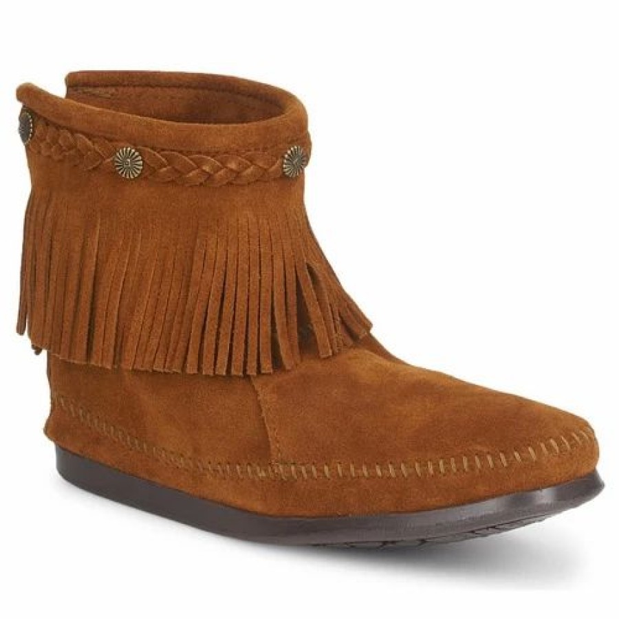 Ankle Boots / Boots Women * | Minnetonka Hi Top Back Zip Boot