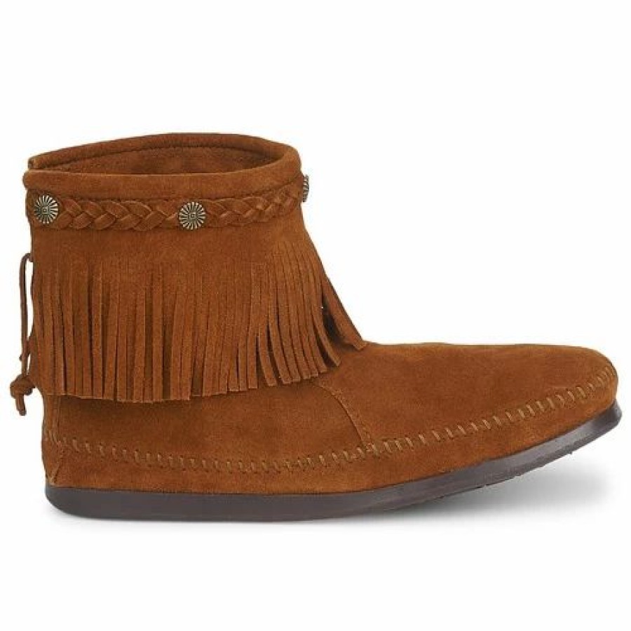 Ankle Boots / Boots Women * | Minnetonka Hi Top Back Zip Boot