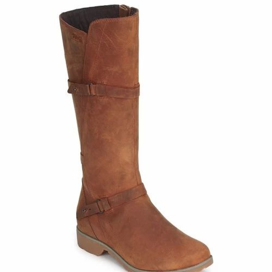 Boots Women * | Teva Delavina Leather