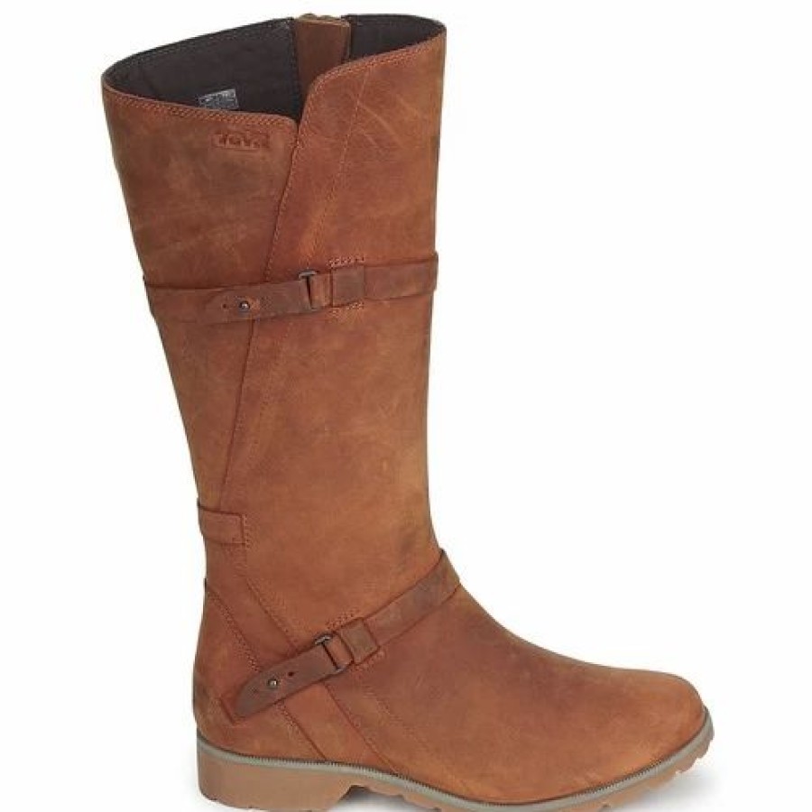 Boots Women * | Teva Delavina Leather