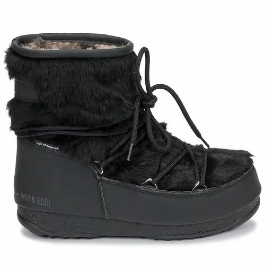 Boots Women * | Moon Boot Moon Boot Monaco Low Fur Wp